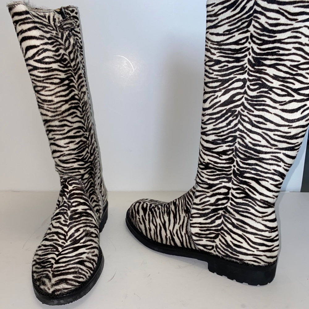 Brand New Zebra Print Boots